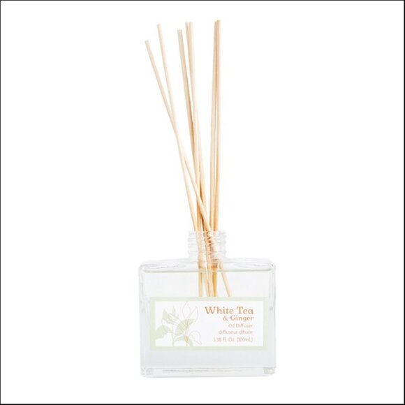 ❣️2/$36 NIB Anthropologie Rosy Rings White Tea & Ginger Reed Diffuser - Picture 2 of 5